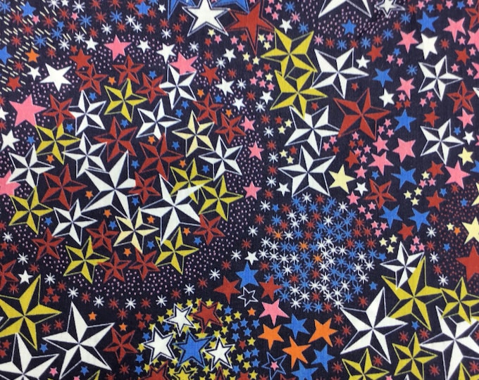 Tana lawn fabric from Liberty of London, Adelajda Wish Blue Night