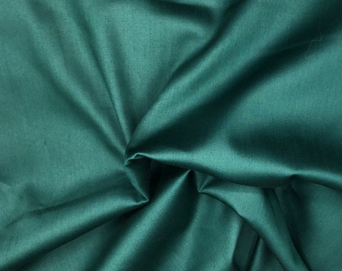 High quality cotton sateen, forest green nr21