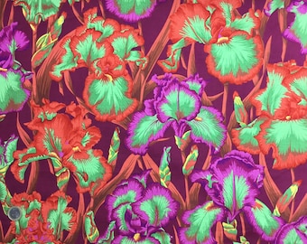High quality moda cotton poplin, Lillies by Kaffe Fassett