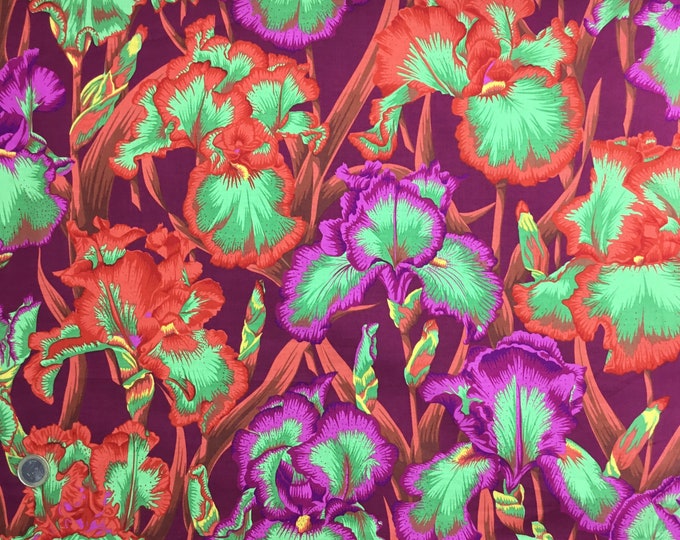 High quality moda cotton poplin, Lillies by Kaffe Fassett