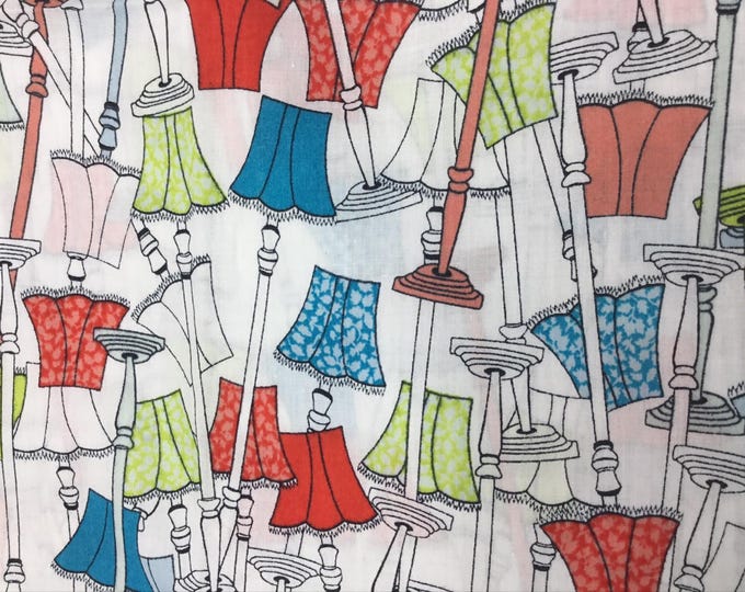 Tana lawn fabric from Liberty of London, Sherbet or Lamps