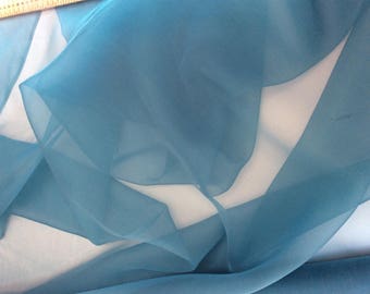 Genuine silk organza fabric