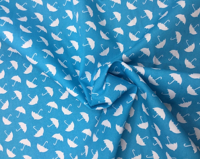 High quality cotton poplin, umbrellas