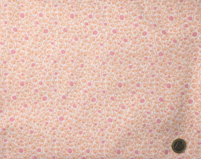 English Pima lawn cotton fabric, priced per 25cm. Soft berries