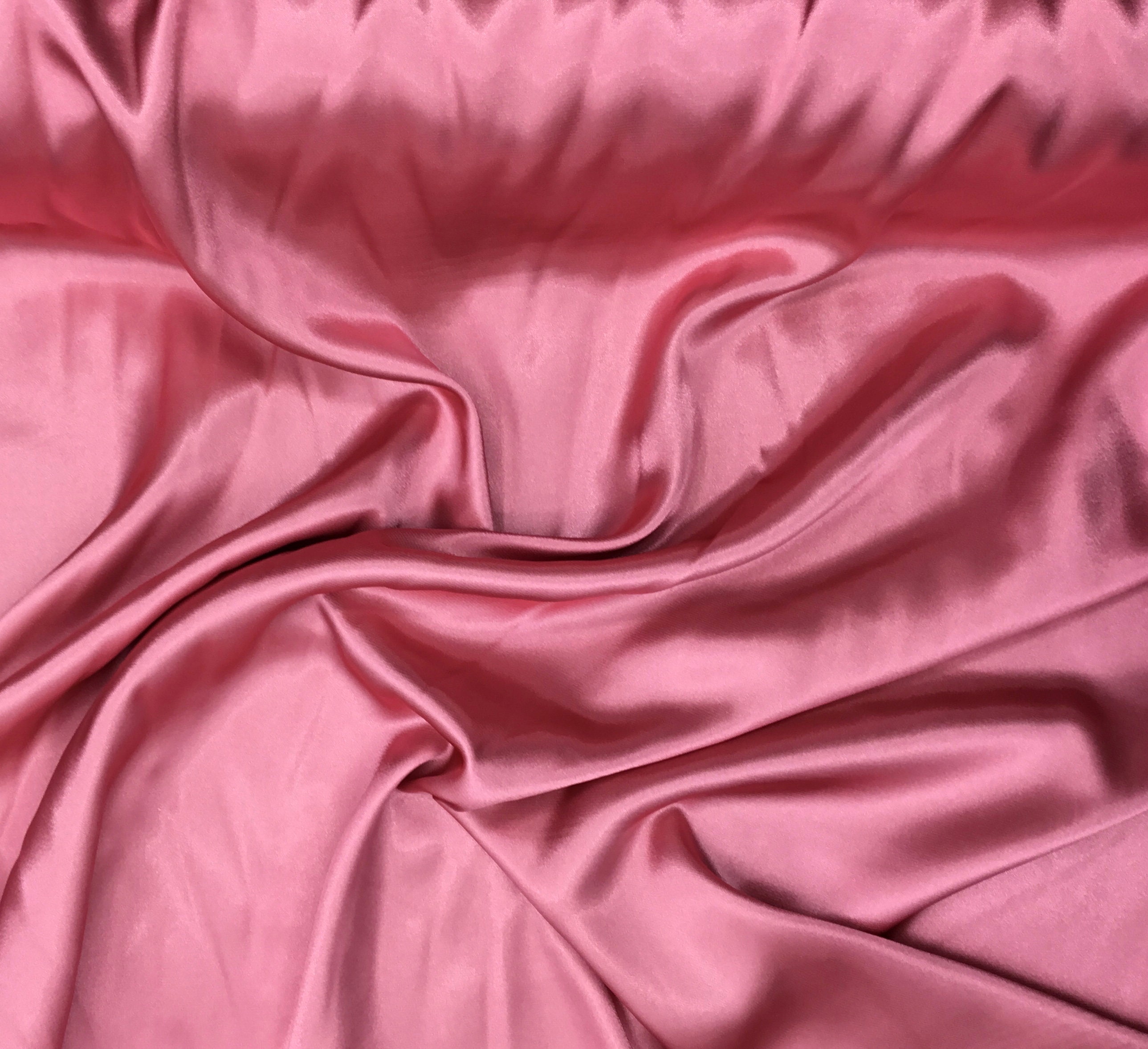 Powder Pink stretch crepe fabric, 2 way stretch pebble crepe