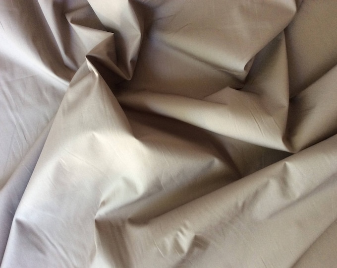 High quality cotton poplin, dark beige no26