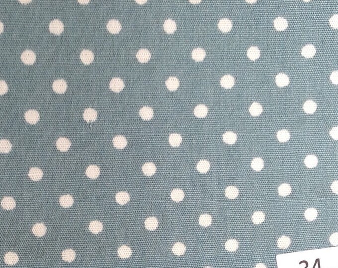 High quality cotton poplin 3mm polka dots no34