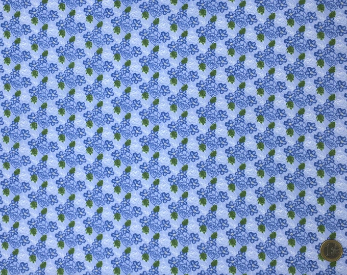 Huh quality cotton poplin, vintage floral print