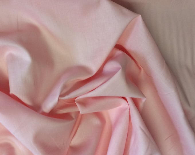 High quality cotton lawn dyed in Japan. Coral pink no35