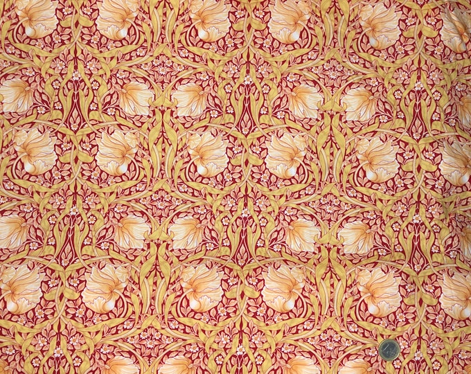 English Pima lawn cotton fabric, Moulin Rouge