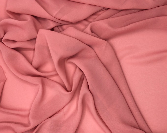 High quality Faux Silk Chiffon. Antique pink nr95