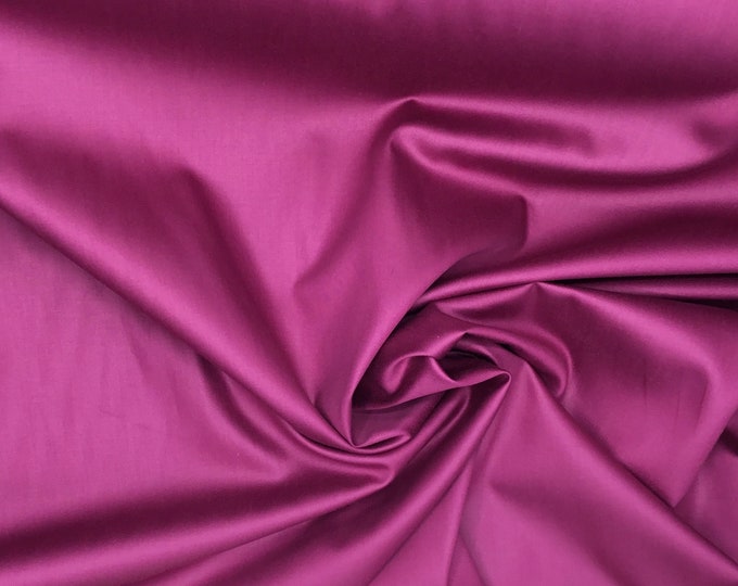 High quality cotton sateen  or cotton satin Grenade red nr17