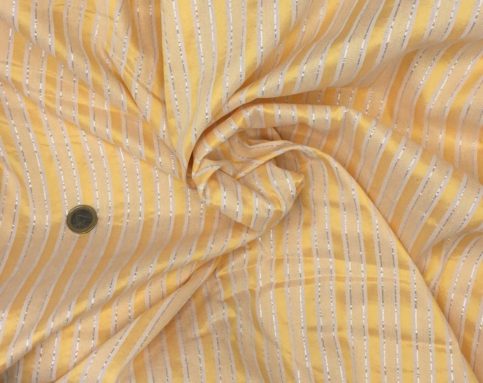 Indian woven cotton voile, hand made Jaipur Lemon