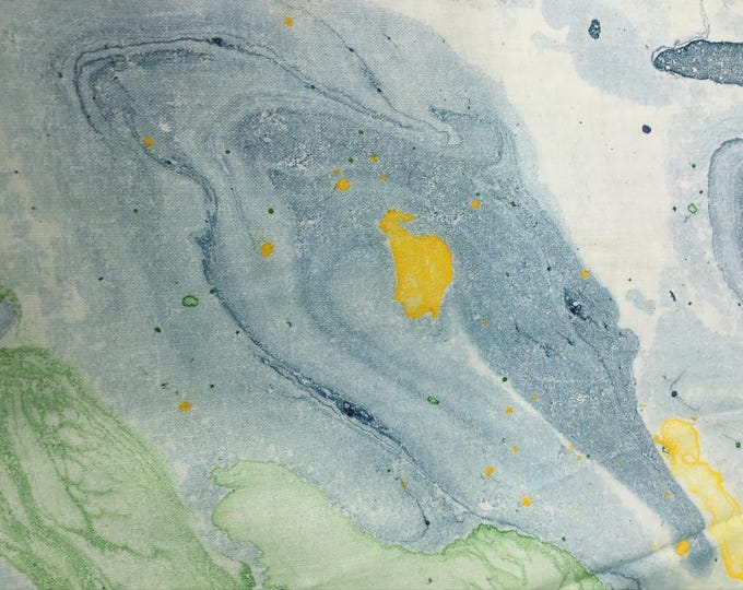 English Pima lawn cotton fabric, abstract wave print