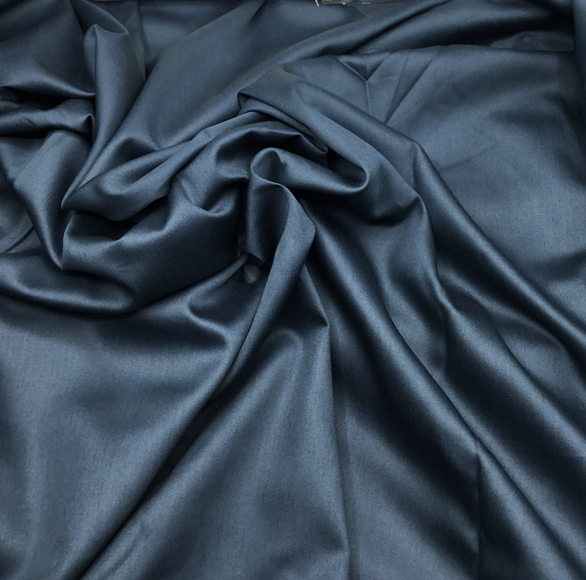 High Quality Cotton Sateen, Petrol Blue Nr20 -  Finland