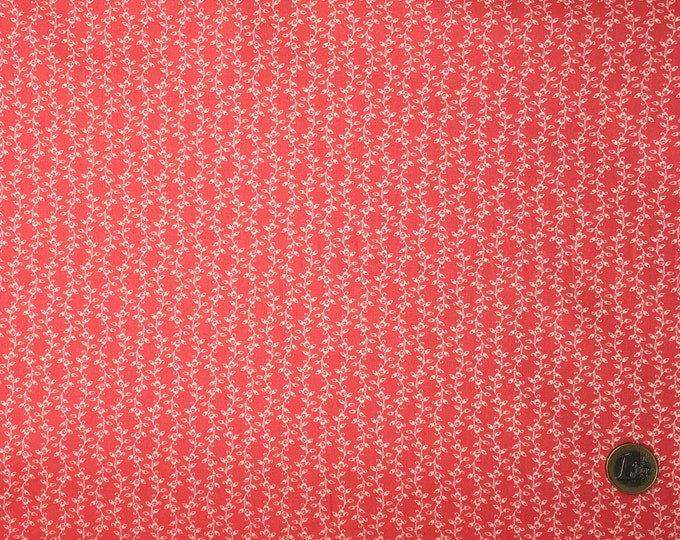 High quality cotton poplin dyed in Japan with leave print