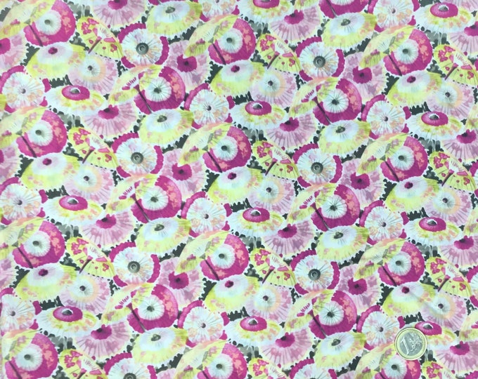 English Pima lawn cotton fabric, September Umbrellas