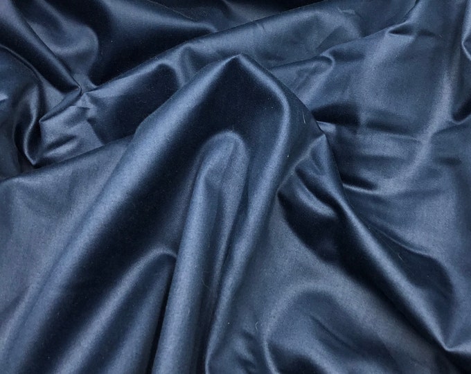 High quality cotton sateen, navy blue nr26