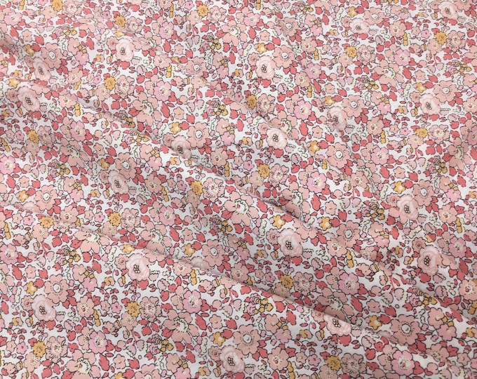 Tana lawn fabric from Liberty of London, exclusive Betsy Ann Peach