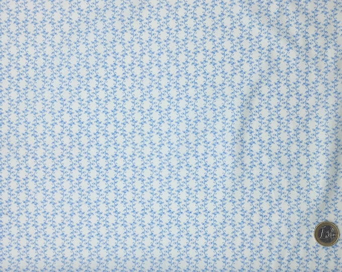 High quality cotton poplin dyed in Japan with leave print