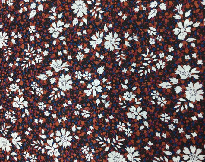 Tana lawn fabric from Liberty of London, exclusive Pepper ou Capel Cayenne