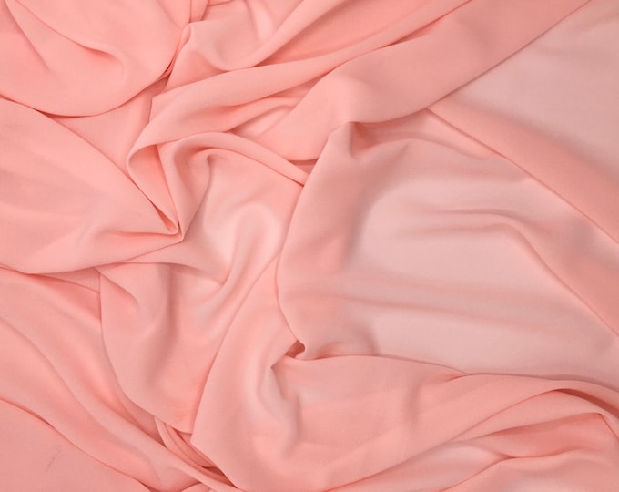 High quality Faux Silk Chiffon. Powder pink no97