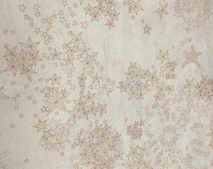 Tana lawn fabric from Liberty of London exclusive Adelajda Nude bleached print
