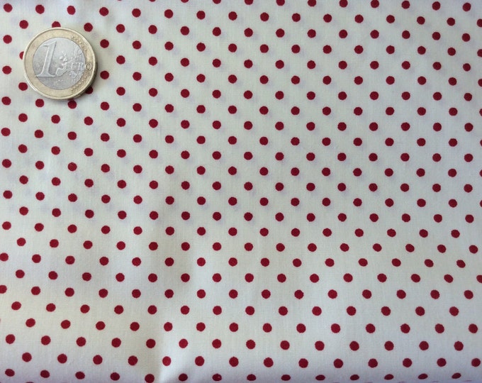 High quality cotton poplin dyed in Japan with 3mm polka nr2