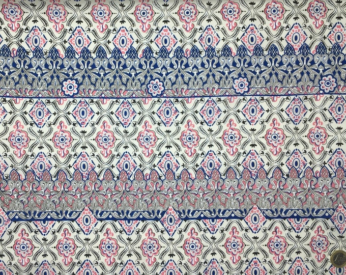 London lawn cotton fabric, priced per 25cm, Ganges