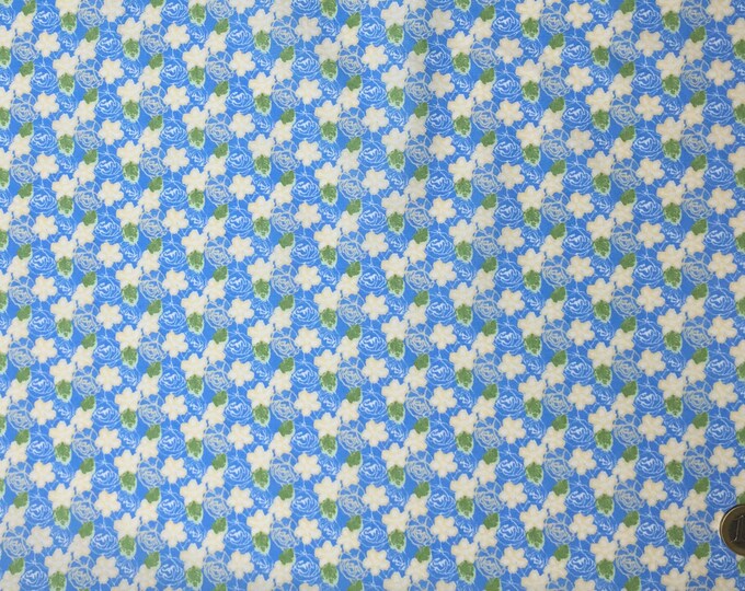 Huh quality cotton poplin, vintage floral print