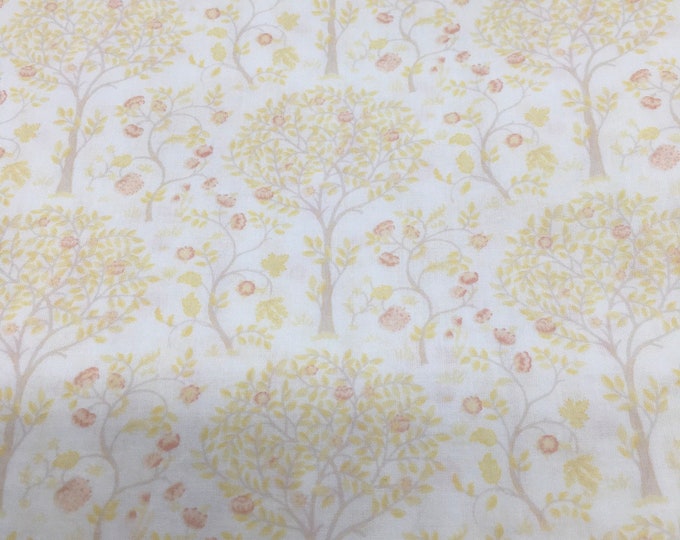 English Pima lawn cotton fabric, Summer Trees