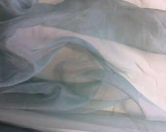 Genuine silk organza fabric