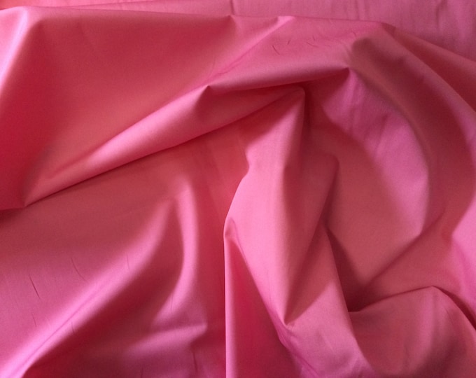 High quality cotton poplin dyed in Japan. mid pink no2