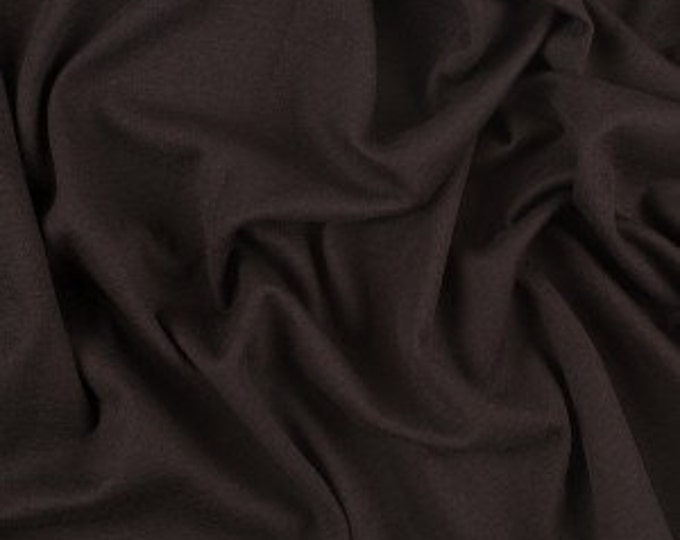 High quality cotton poplin dyed in JapaN. Dark brown grey no69