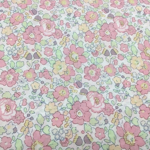 Tana lawn fabric from Liberty of London, exclusive Betsy Soft Pastel
