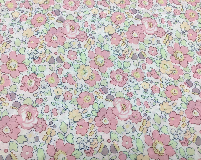 Tana lawn fabric from Liberty of London, exclusive Betsy Soft Pastel