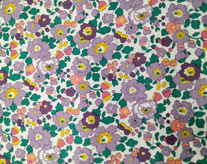Tana lawn fabric from Liberty of London, exclusive Betsy purple