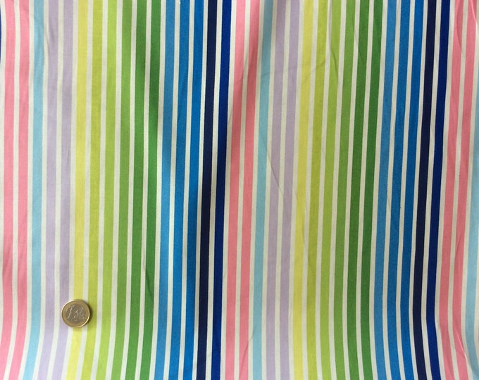 High quality cotton poplin, vintage stripes