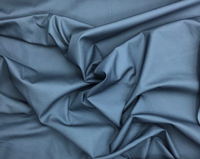 High quality cotton poplin, oektoex certified. Tempest blue nr65