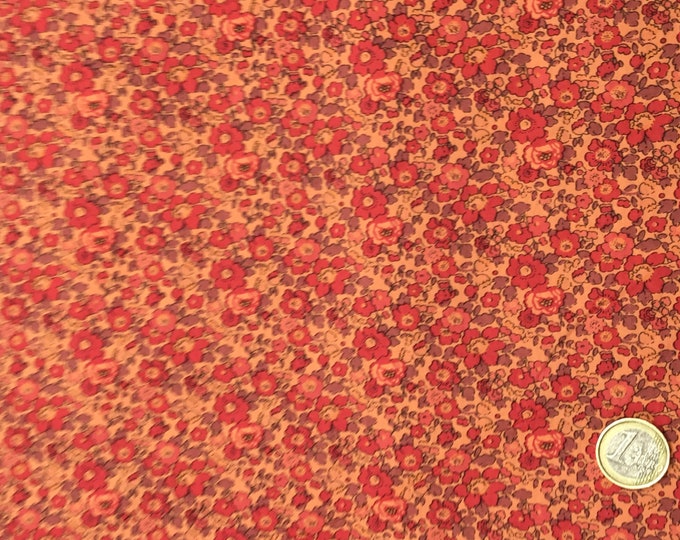 Tana lawn fabric from Liberty of London, exclusive Betsy Ann Cerise