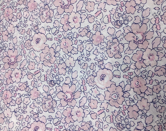 Exclusive Betsy Pink: Tana lawn fabric from Liberty of London