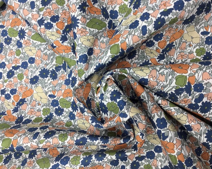 Tana lawn fabric from Liberty of London, exclusive Poppy and Daisy