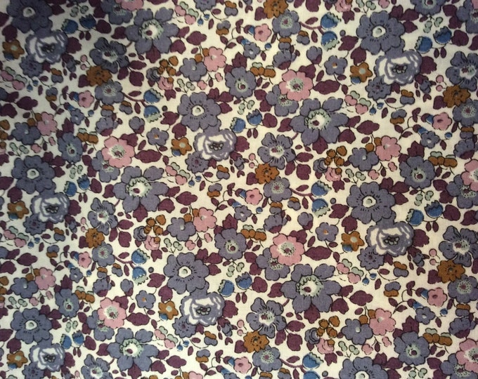 Tana lawn fabric from Liberty of London, Betsy Ann fig