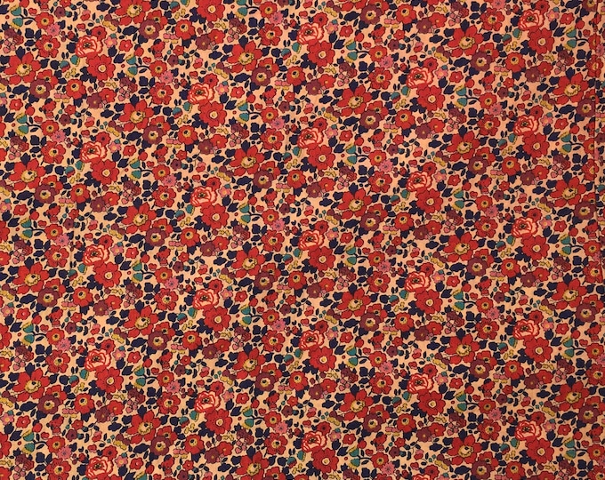 Tana lawn fabric from Liberty of London, exclusive Betsy Ann Sepia