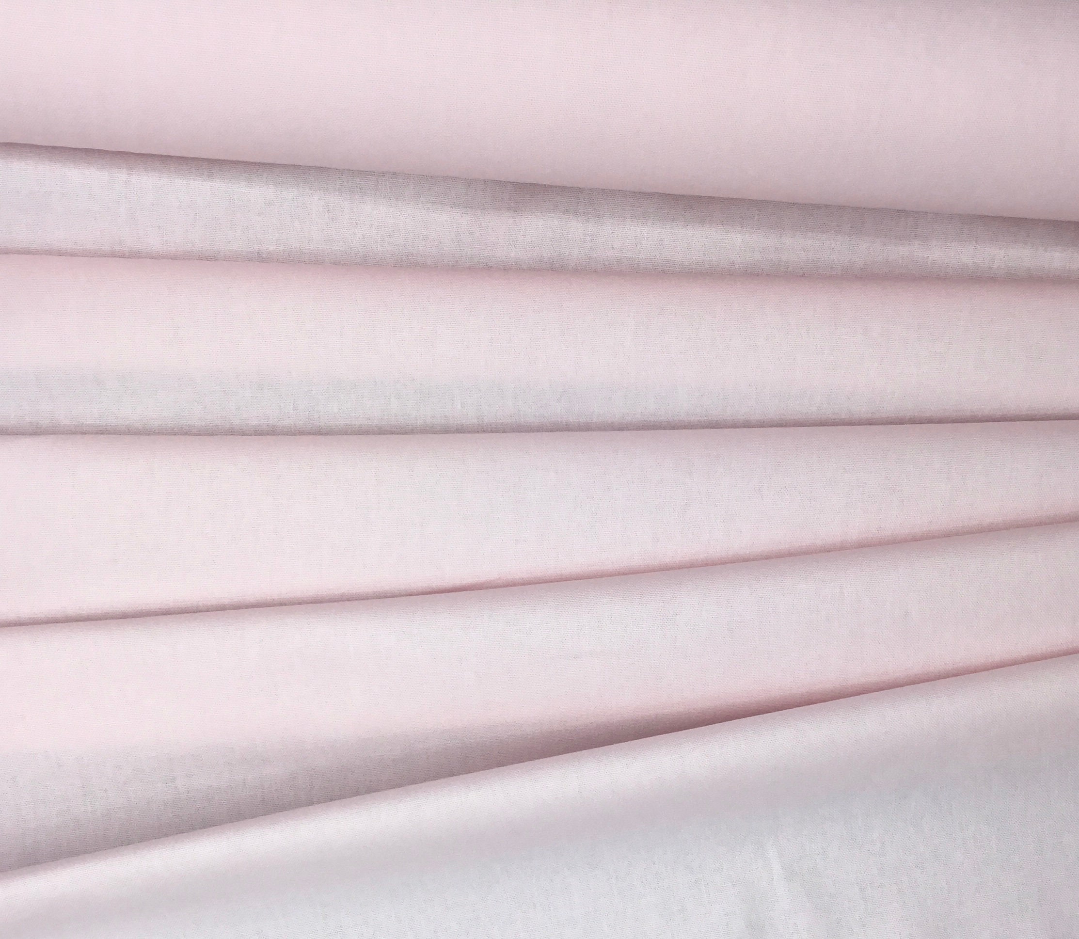 Canvas fabric - Hania - Unbleached - Pink - Ochre x10cm - Perles & Co