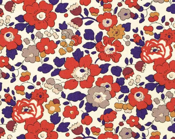 Tana lawn fabric from Liberty of London, Betsy terracotta