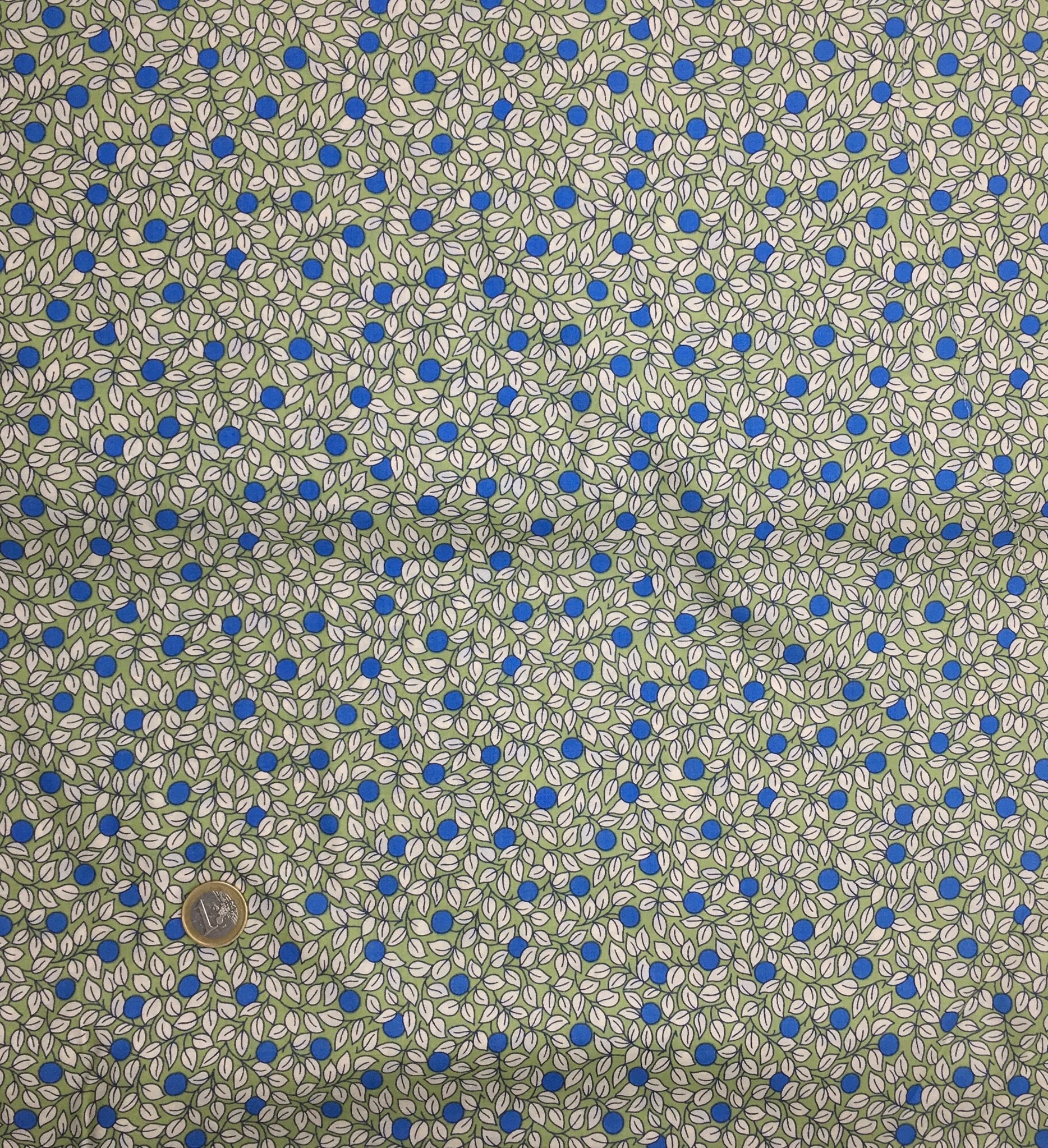 English Pima lawn cotton fabric, priced per 25cm.