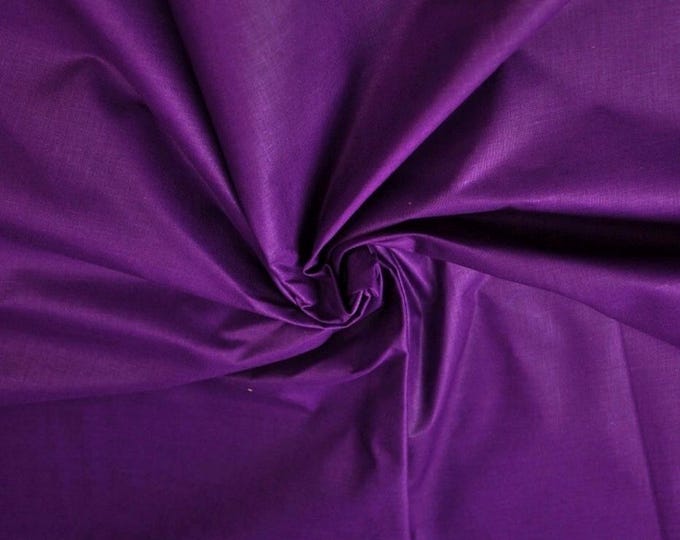 High quality cotton poplin dyed in Japan, purple nr59