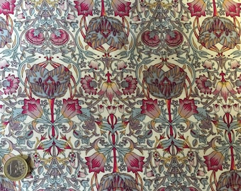 Tissu Pima lawn anglais, motif art nouveau. Istanbul