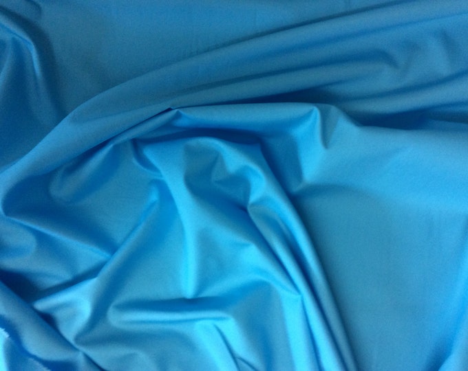 High quality cotton poplin dyed in Japan. Turquoise no71